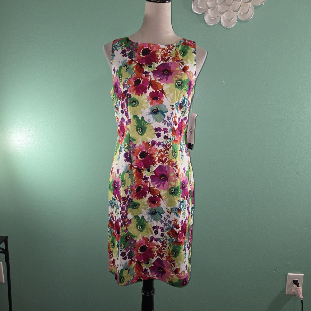 Chetta B Floral Multicolor Dress